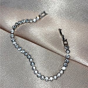 Crystal tennis bracelet